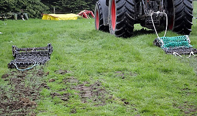 land trial of n-virodredge scallop gear